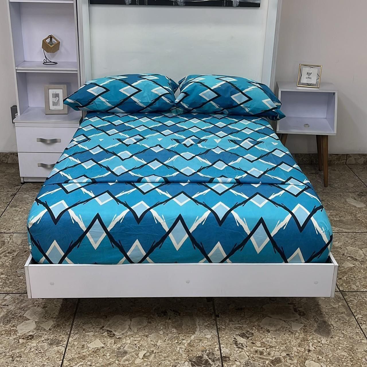 JUEGO DE SABANA SEMIDOBLE (1.20M X 1.90M)