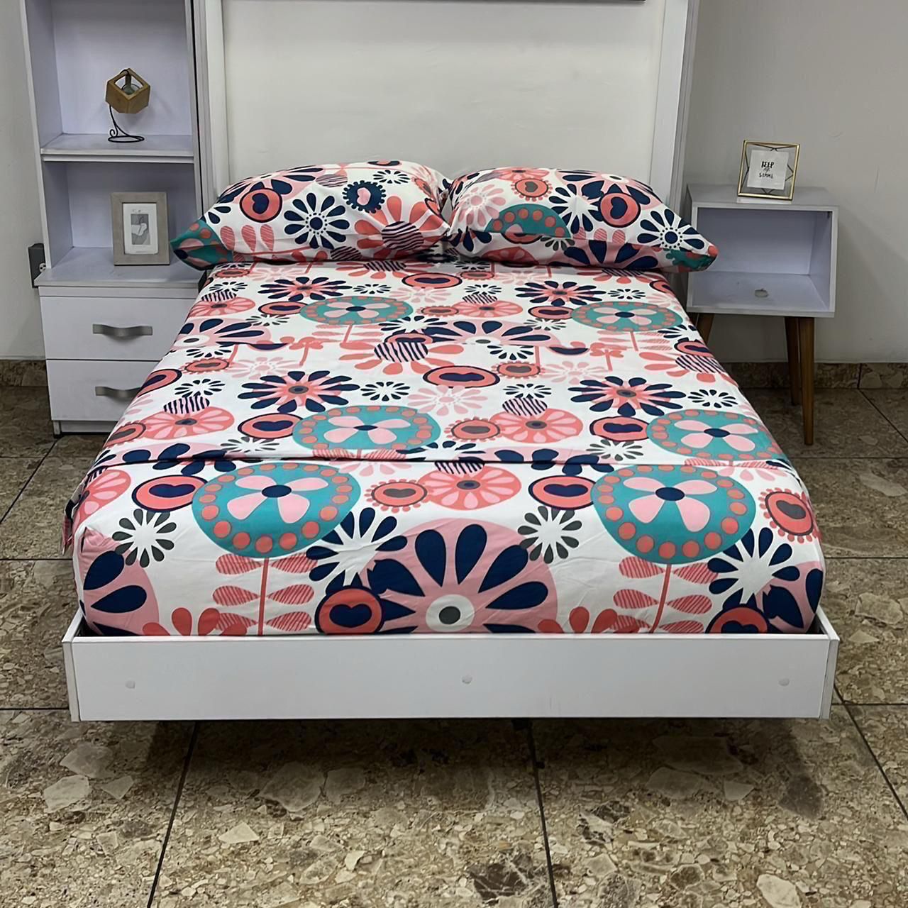 JUEGO DE SABANA SEMIDOBLE (1.20M X 1.90M)