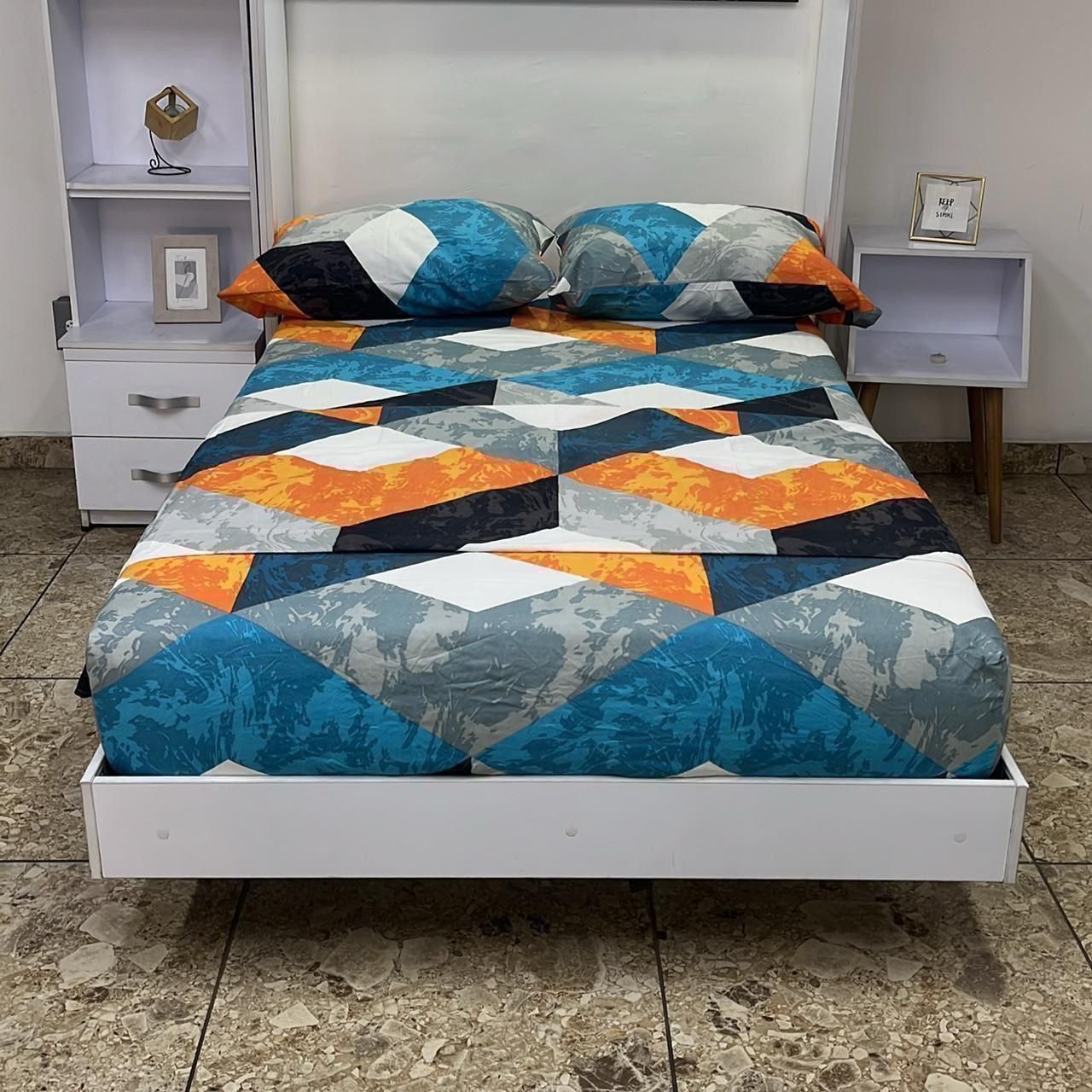 JUEGO DE SABANA SEMIDOBLE (1.20M X 1.90M)