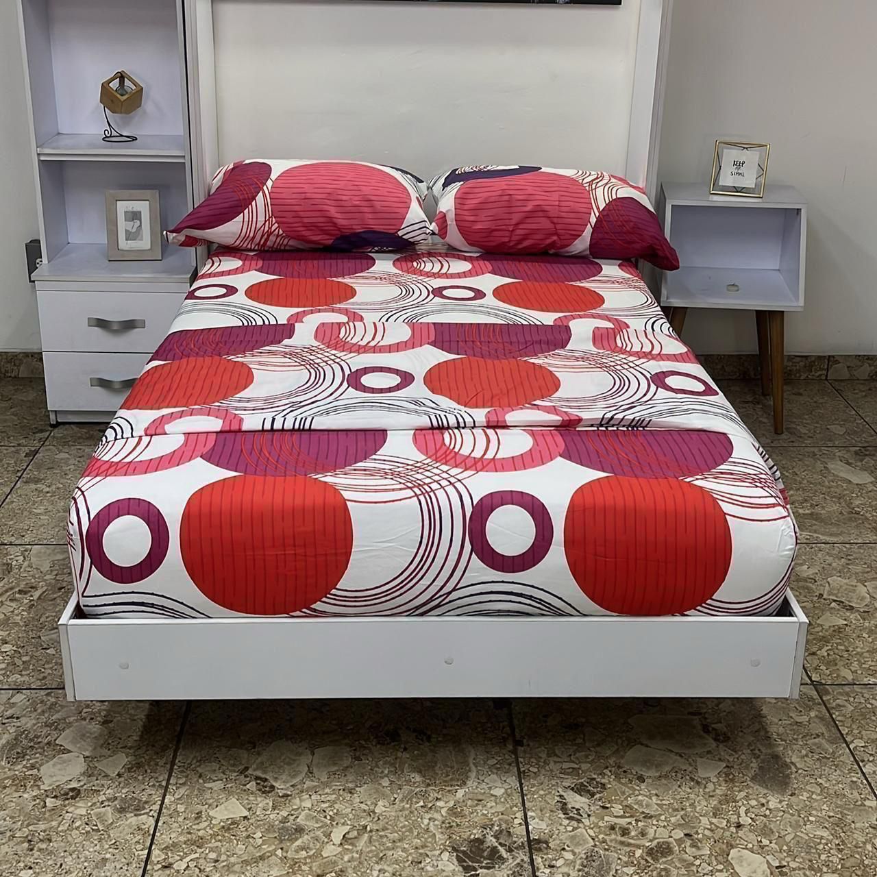 JUEGO DE SABANA SEMIDOBLE (1.20M X 1.90M)