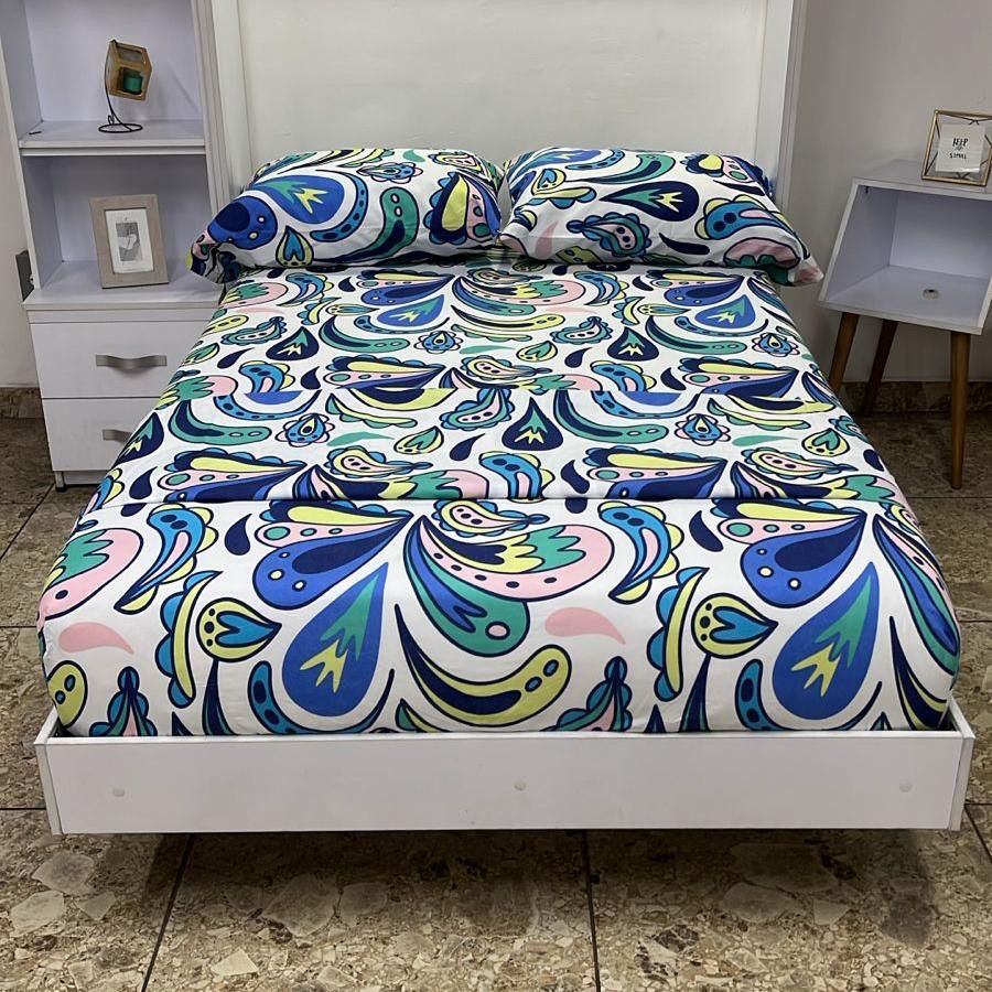 JUEGO DE SABANA SEMIDOBLE (1.20M X 1.90M)