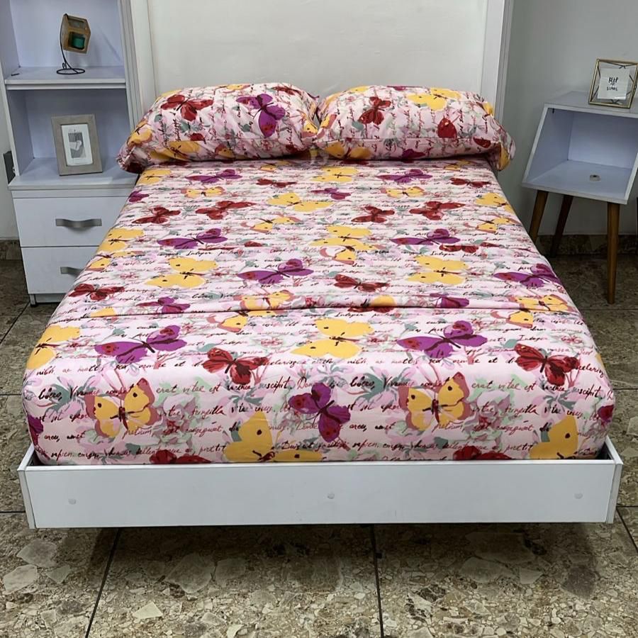 JUEGO DE SABANA SEMIDOBLE (1.20M X 1.90M)